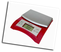 Avia Digital Scale, 11 Lb / 5 Kg, Warm Red
