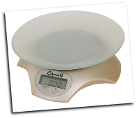 Avia Digital Scale, 11 Lb / 5 Kg, Frosted Almond